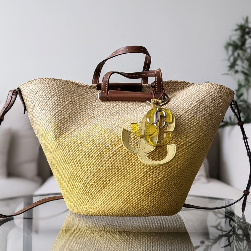 Jimmy Choo Limited Edition Macy Raffia Dégradé Basket